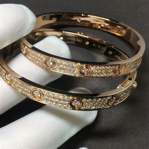 cartier pink gold bracelets.